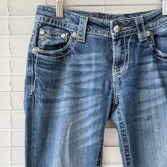 Miss Me Blue Boot Cut Jeans - Picture 5 of 13